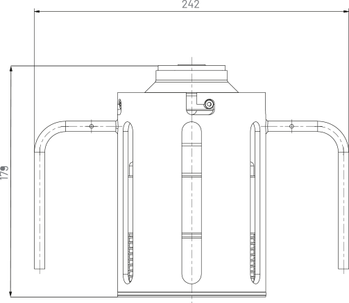 High Temperature protection box diagram front