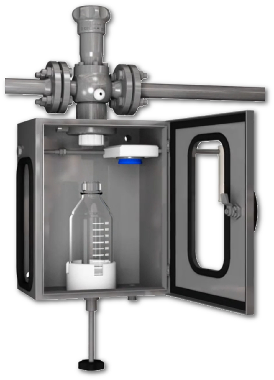 A REVO-BOX with a stable liquid inside of it