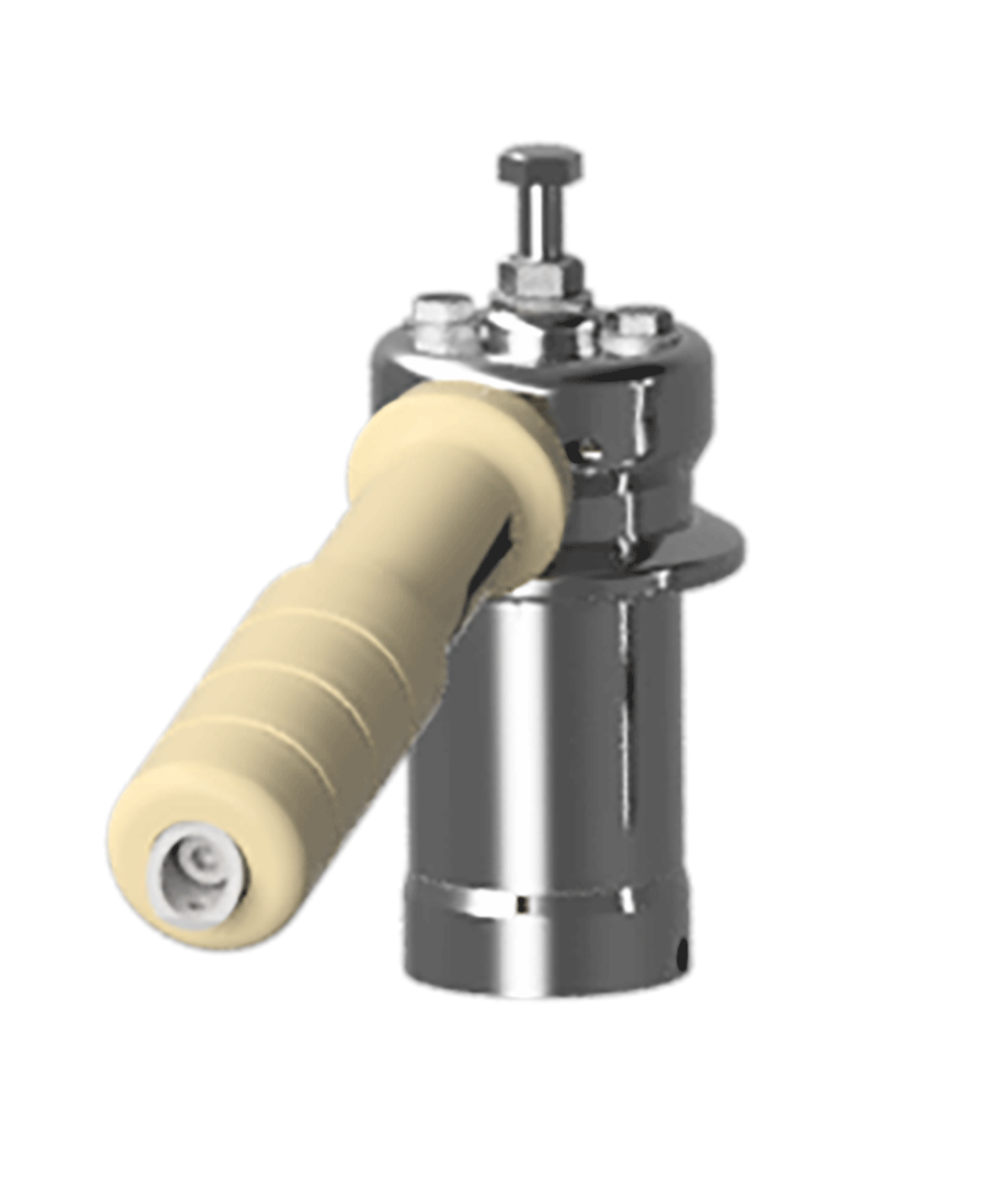 Spring-to-close hand lever Spring-to-close hand lever