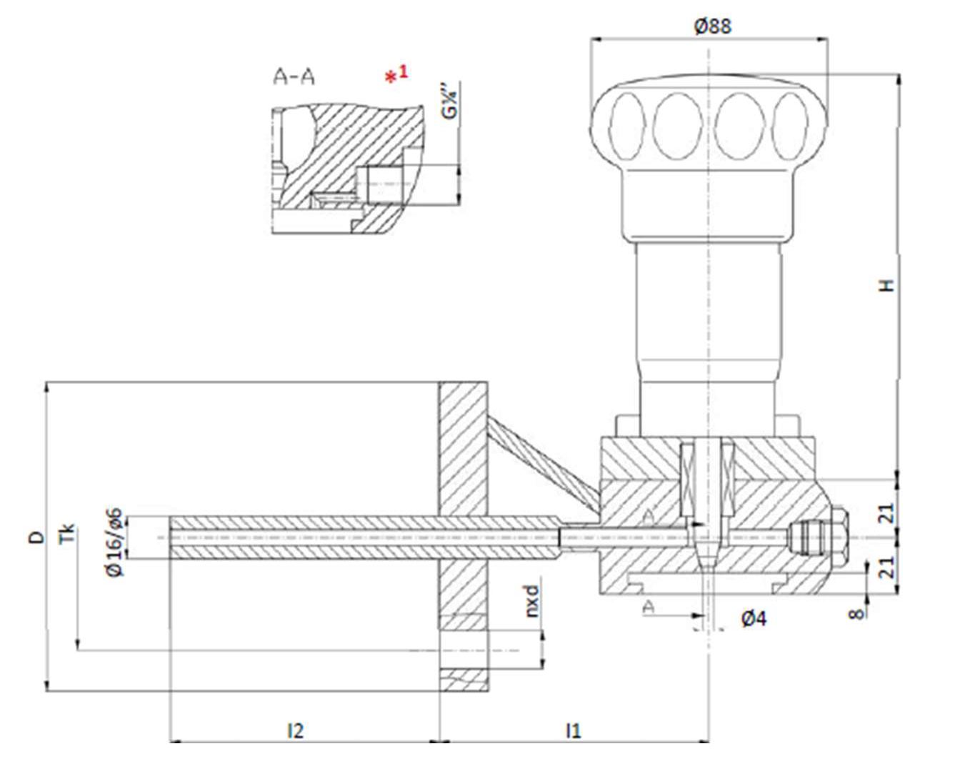 Lateral Valve DWG