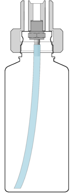PFA tube adapter diagram